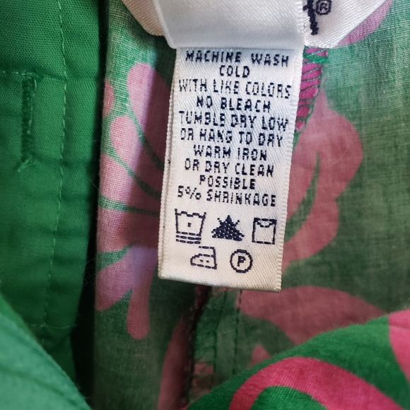 Vintage Lilly Pulitzer Where's the Reef Capris 8 - Picture 6 of 9